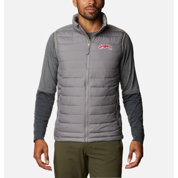 Columbia Collegiate Powder Lite - Washington State, Chaleco Grises Para Hombre | 162089-NSF